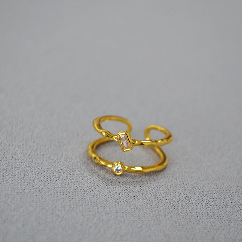 Oro Anello stupendo per uso quotidiano