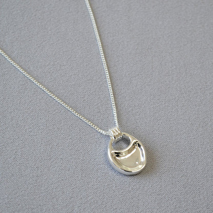 Argento Collana vintage fatto a mano