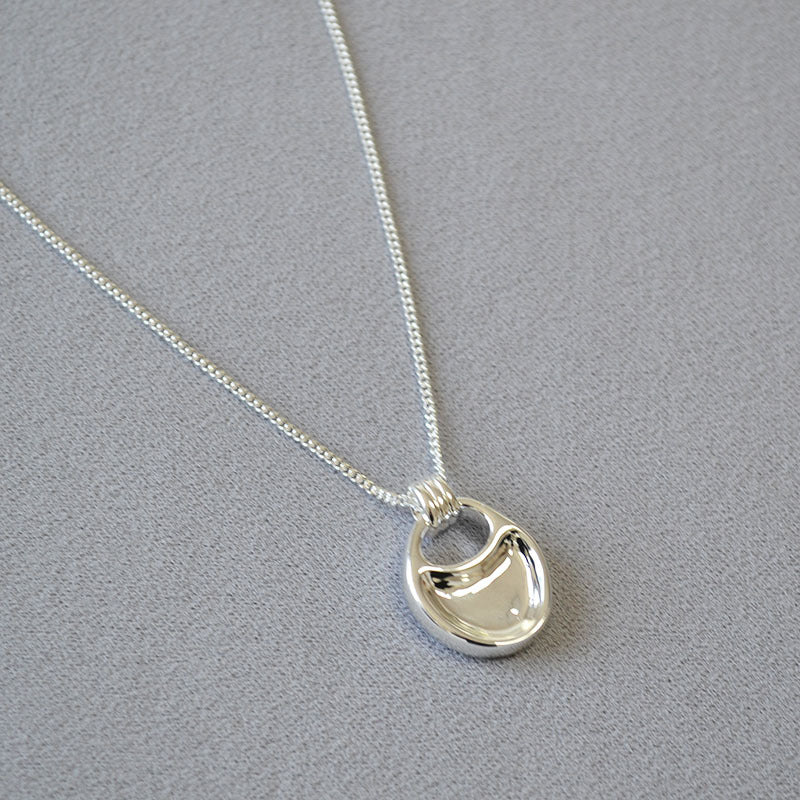 Argento Collana vintage fatto a mano