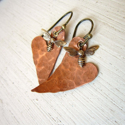 Orecchino vintage fatto a mano