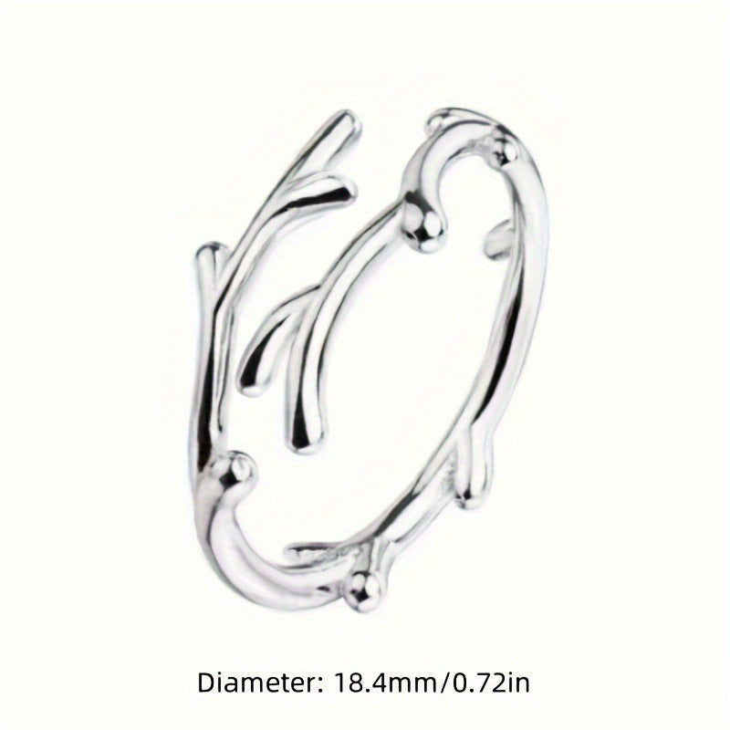 Argento Anello stupendo per uso quotidiano