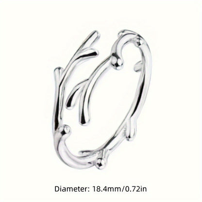 Argento Anello stupendo per uso quotidiano