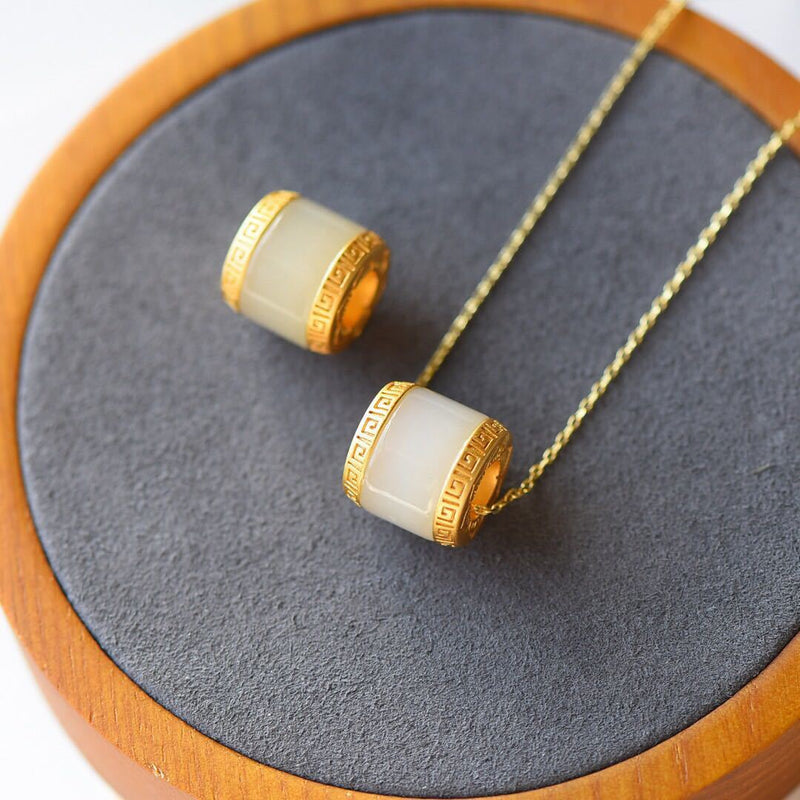 Argento Collana artigianale delicato