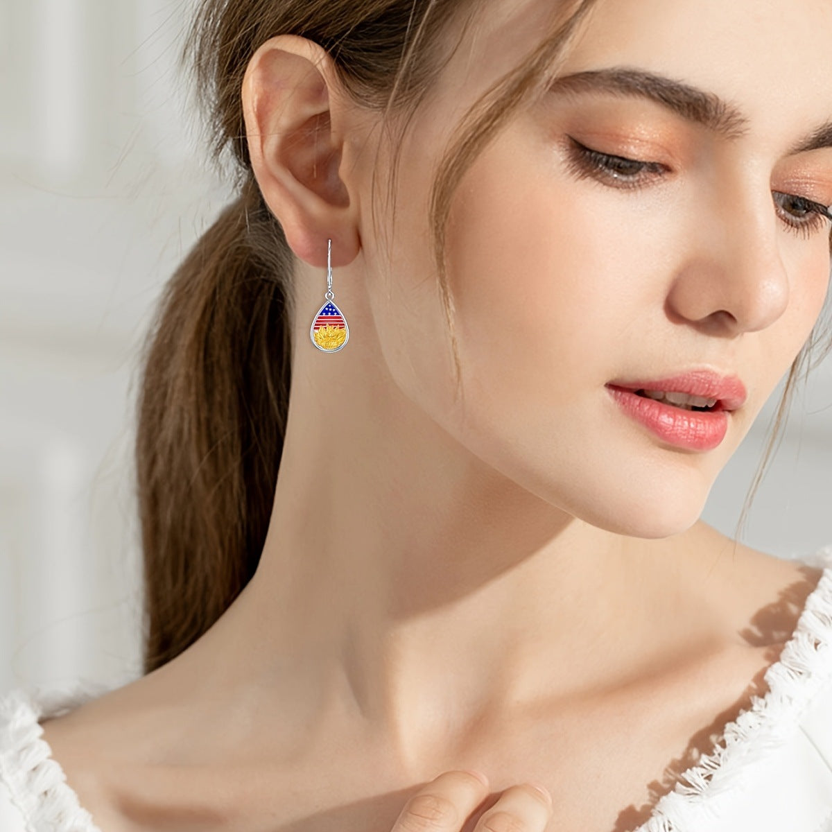 Orecchino vintage fatto a mano