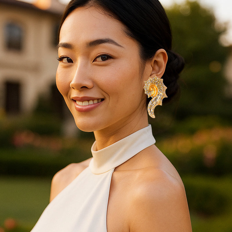 Orecchino romantico per momenti speciali