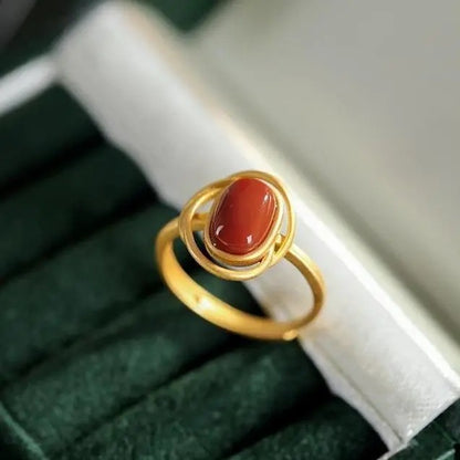 Oro Anello stupendo per uso quotidiano