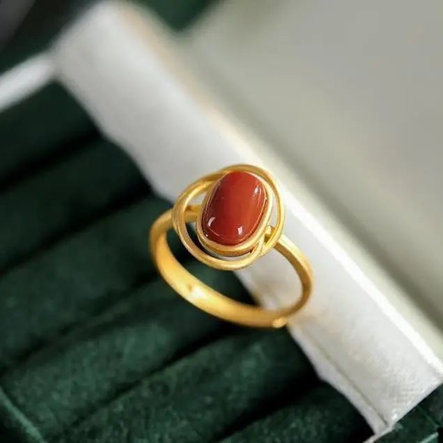 Oro Anello stupendo per uso quotidiano