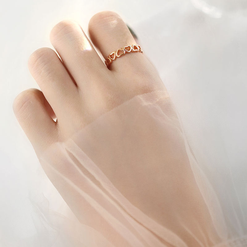 Anello artigianale delicato