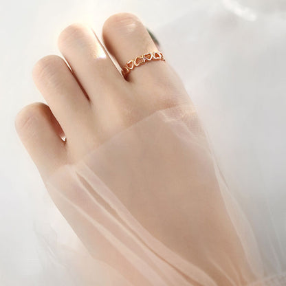 Anello artigianale delicato