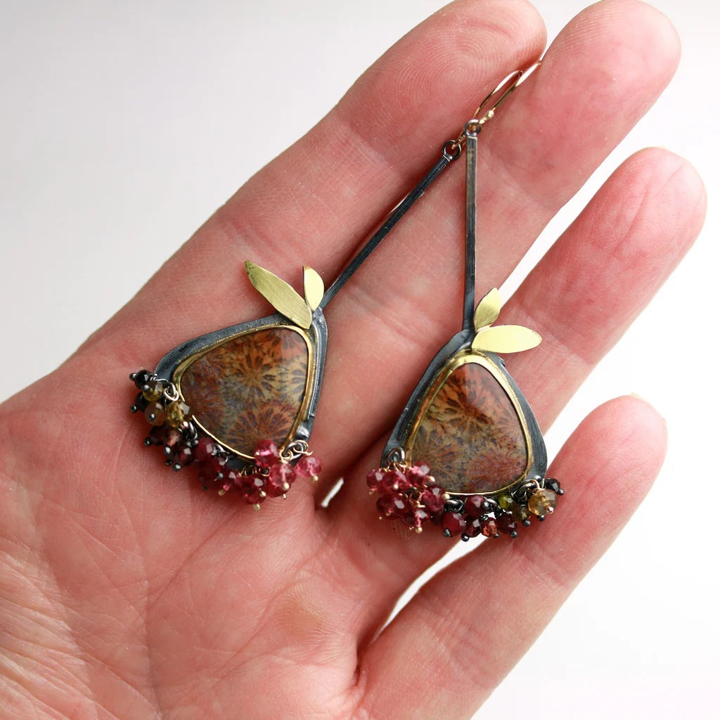 Orecchino vintage fatto a mano