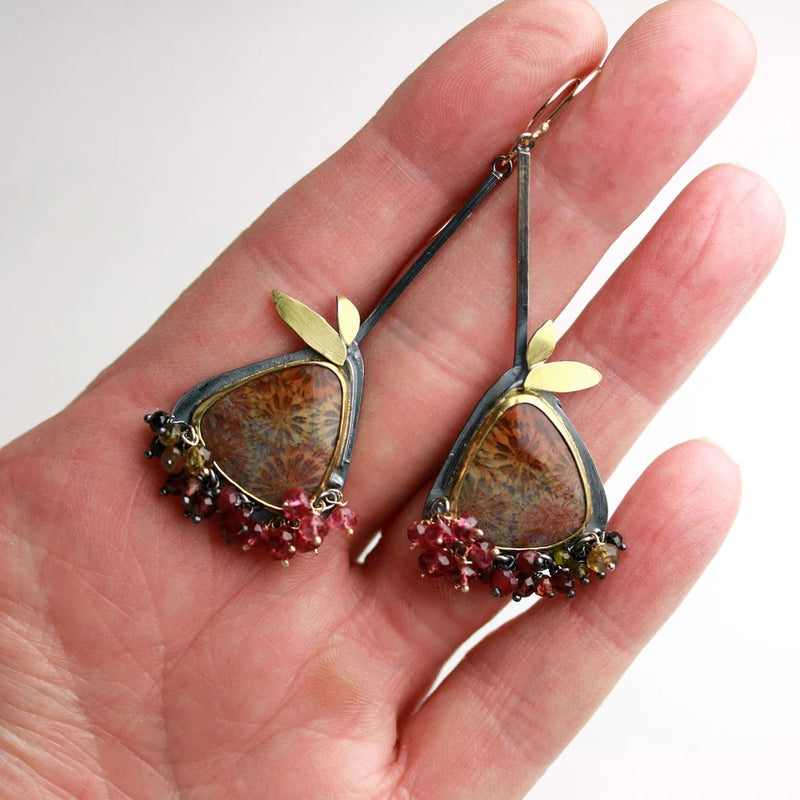 Orecchino vintage fatto a mano