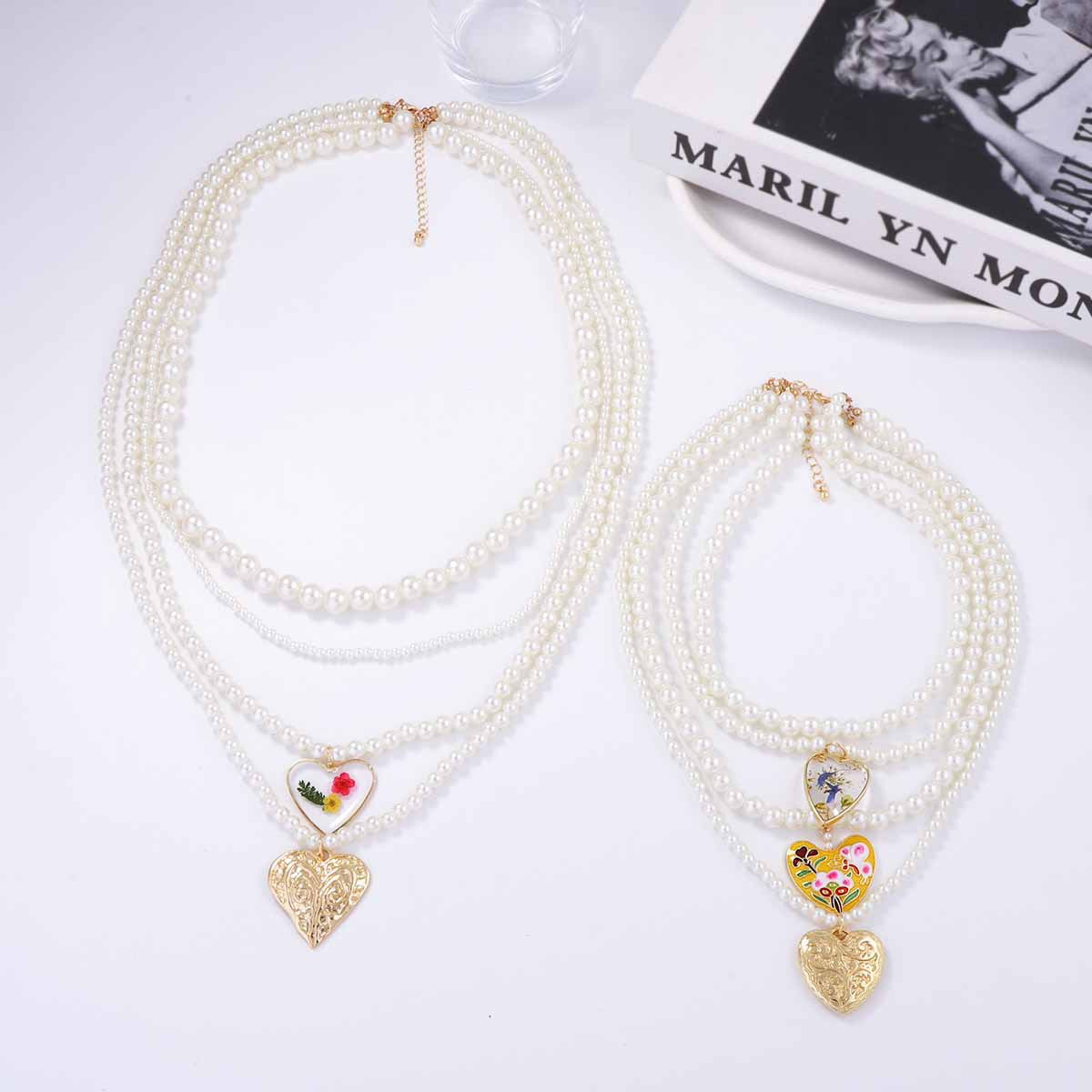 Perla Collana stupendo per uso quotidiano