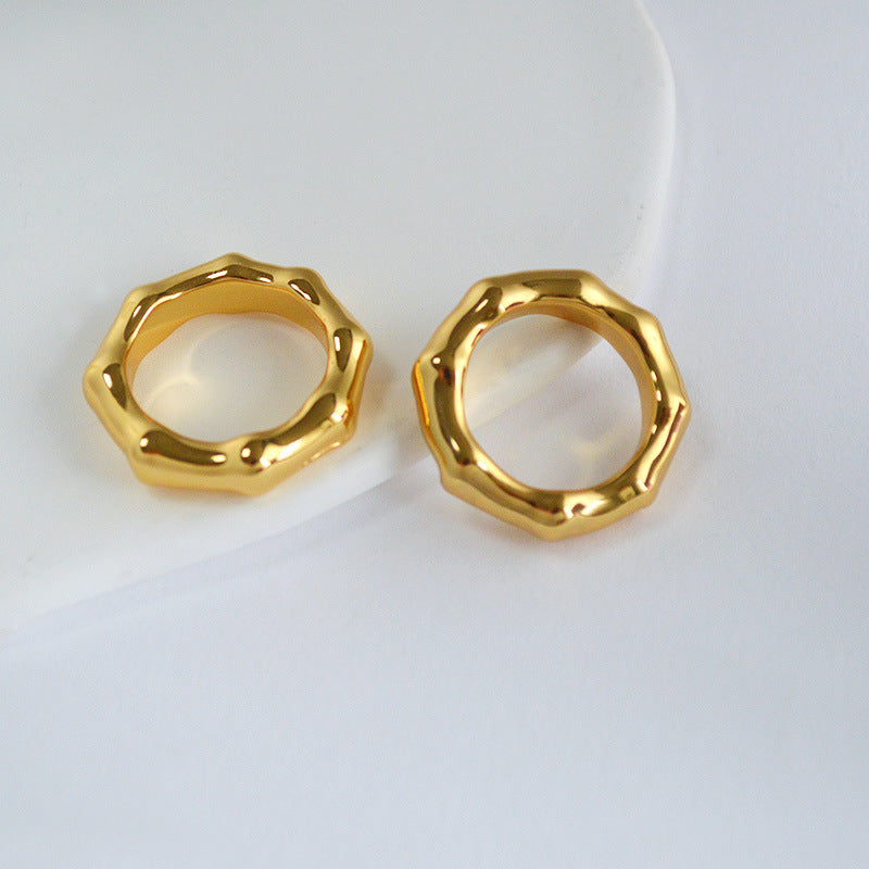 Oro Anello affascinante per ogni occasione