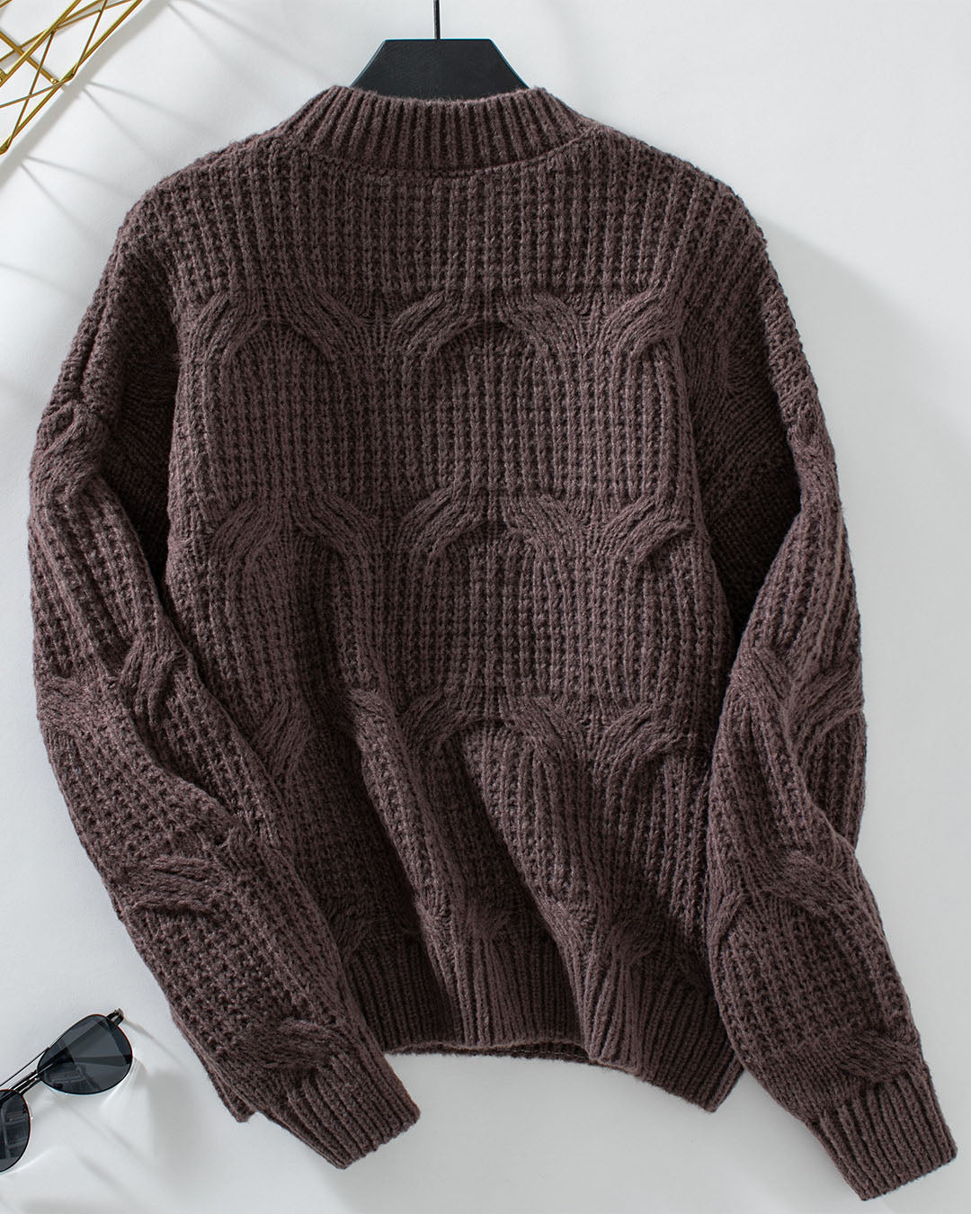 Maglione dal design curato