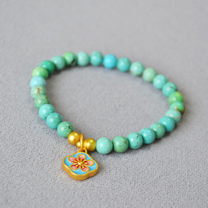 Oro Bracciale artigianale delicato