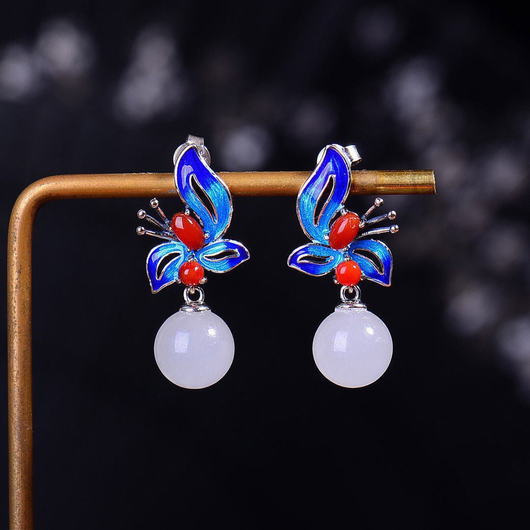 Oro Orecchino vintage fatto a mano