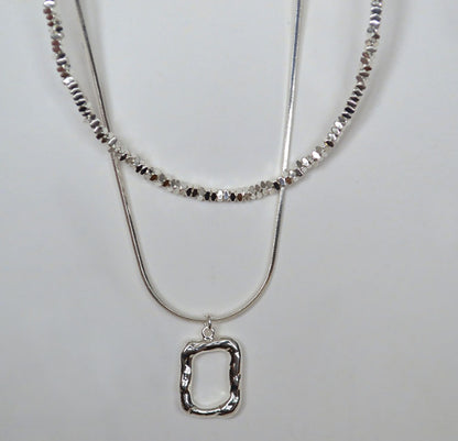 Argento Collana elegante per ogni occasione