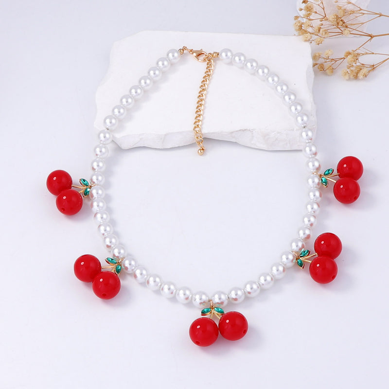 Perla Collana vintage fatto a mano