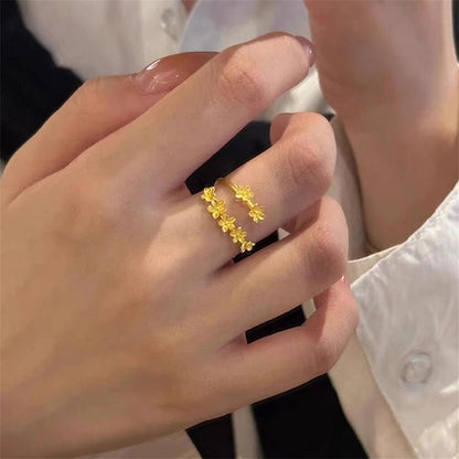 Oro Anello affascinante per ogni occasione