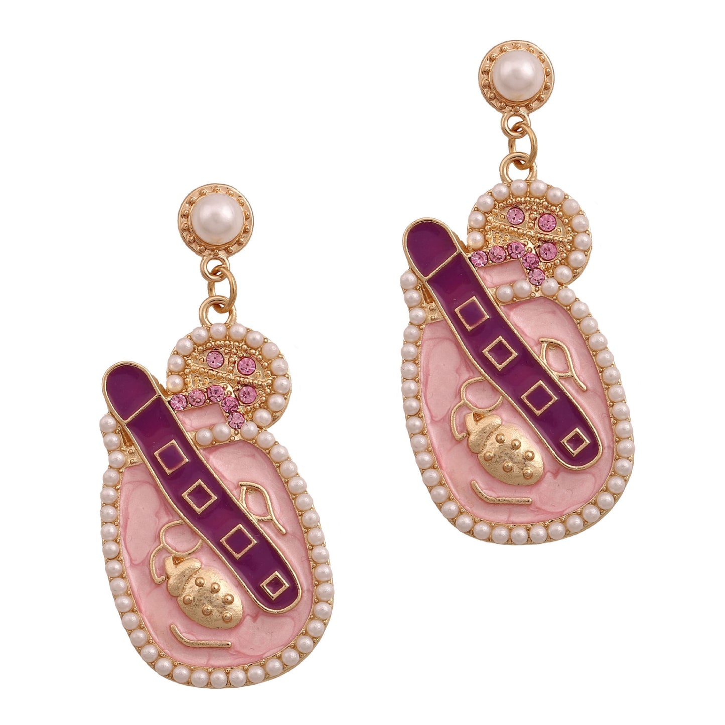 Perla Orecchino artigianale delicato