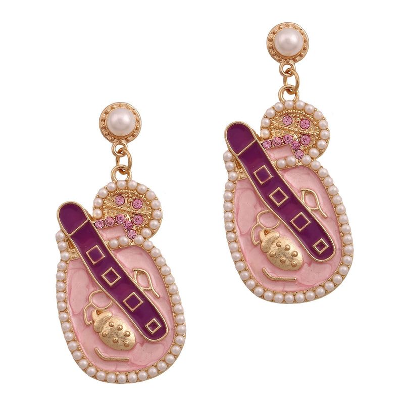 Perla Orecchino artigianale delicato