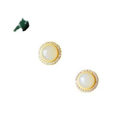 Oro Orecchino artigianale delicato