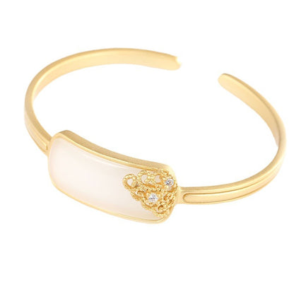 Argento Bracciale artigianale delicato