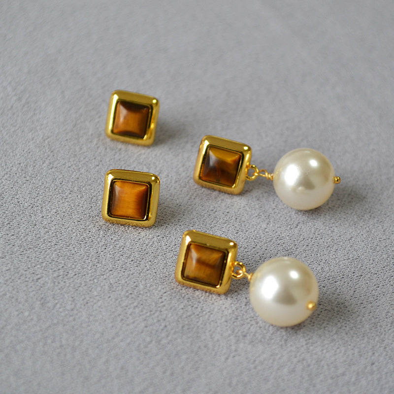 Argento Orecchino vintage fatto a mano