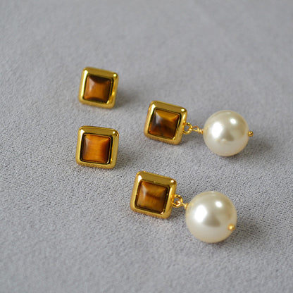 Argento Orecchino vintage fatto a mano