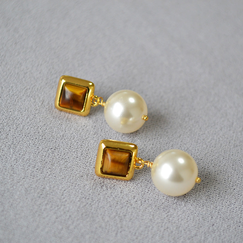 Argento Orecchino vintage fatto a mano