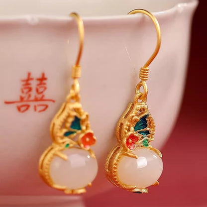 Argento Orecchino artigianale delicato