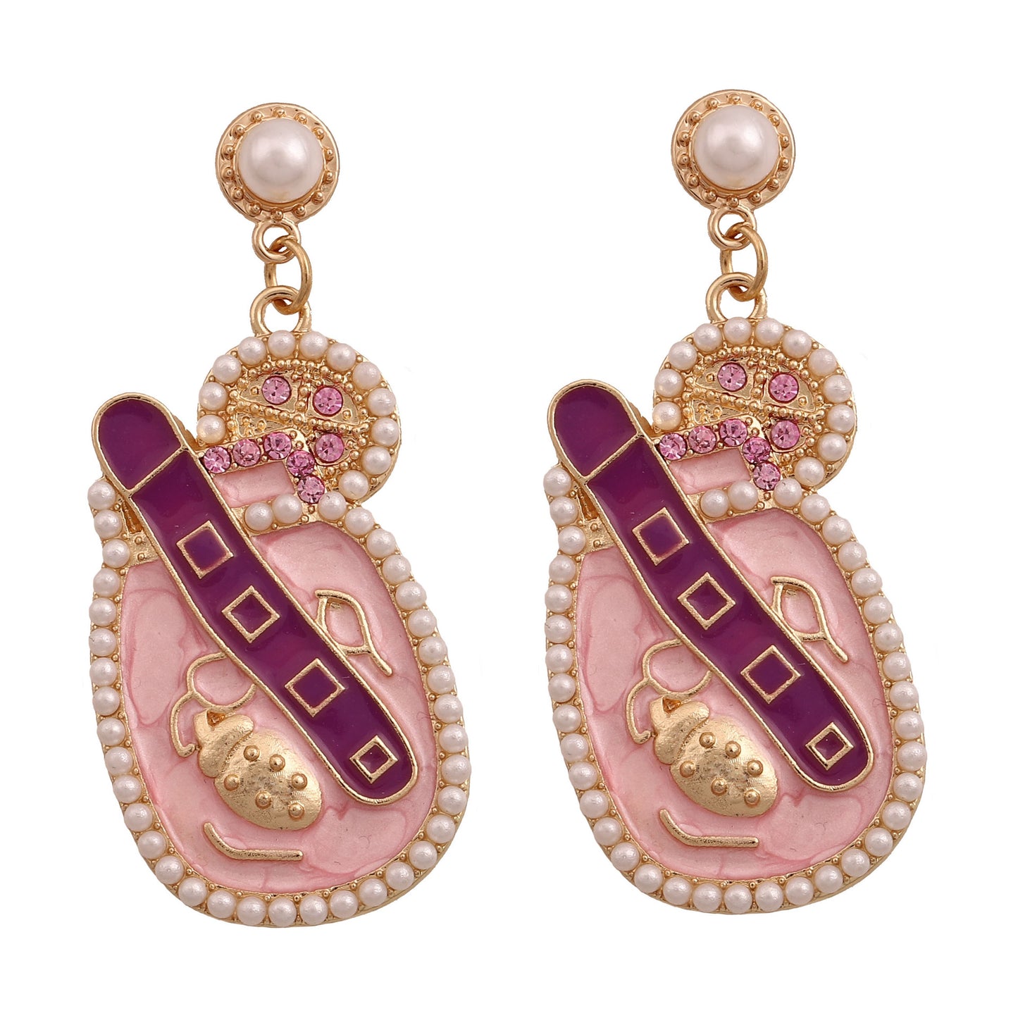 Perla Orecchino artigianale delicato