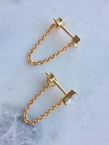 Oro Orecchino elegante per ogni occasione