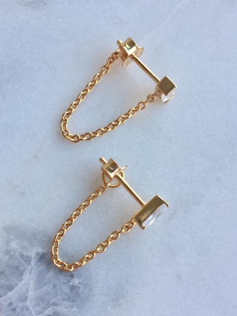 Oro Orecchino elegante per ogni occasione