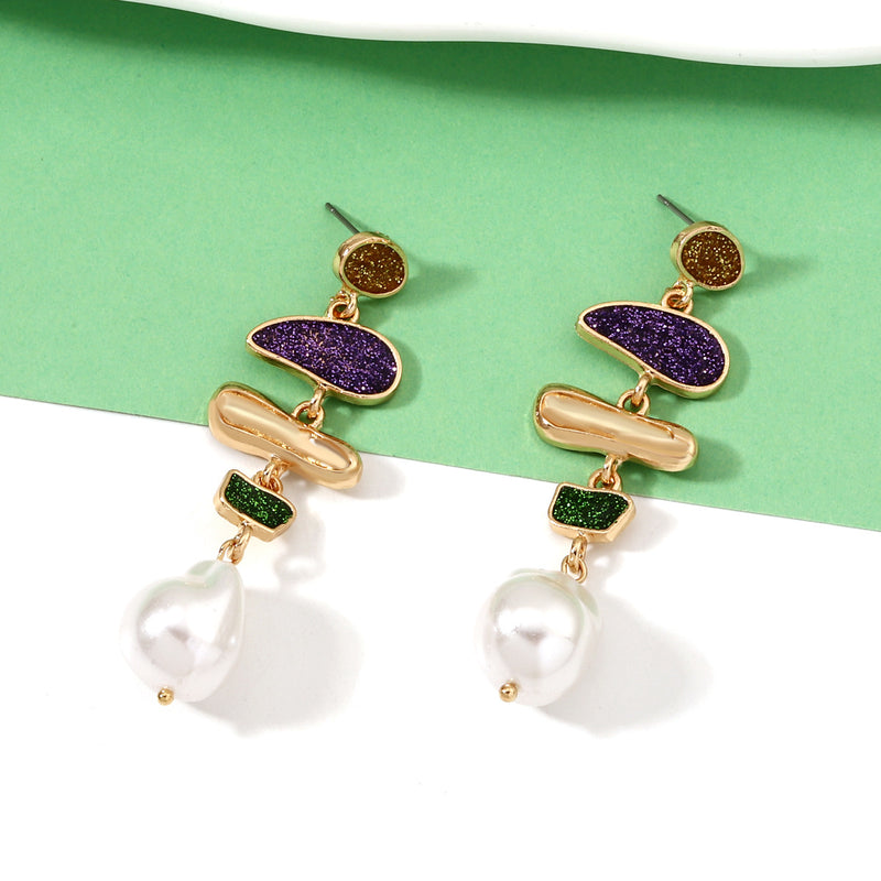 Perla Orecchino artigianale delicato