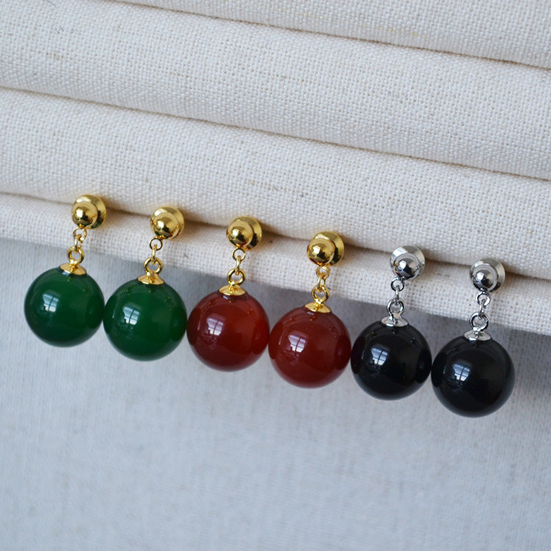 Argento Orecchino bellissimo con stile unico