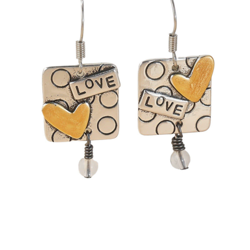 Orecchino vintage fatto a mano