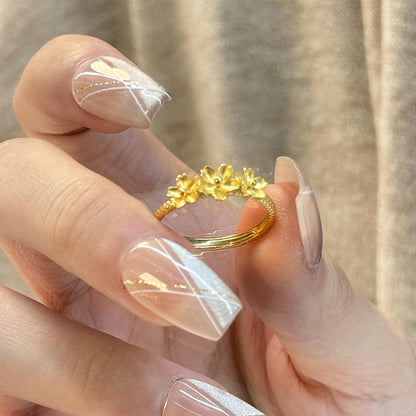 Oro Anello elegante per ogni occasione