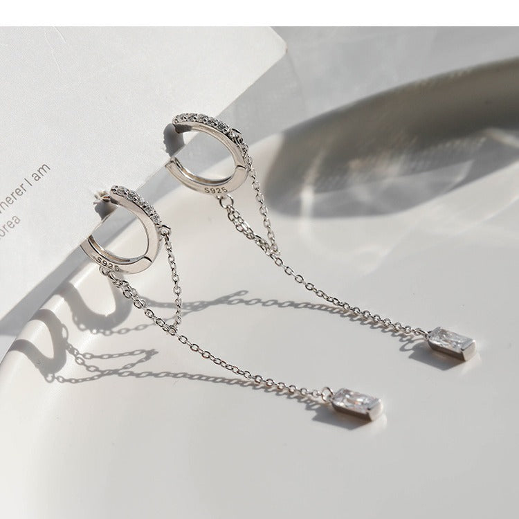 Argento Orecchino stupendo per uso quotidiano