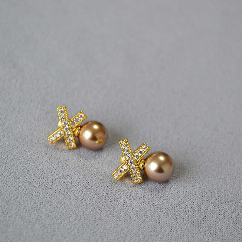 Argento Orecchino artigianale delicato