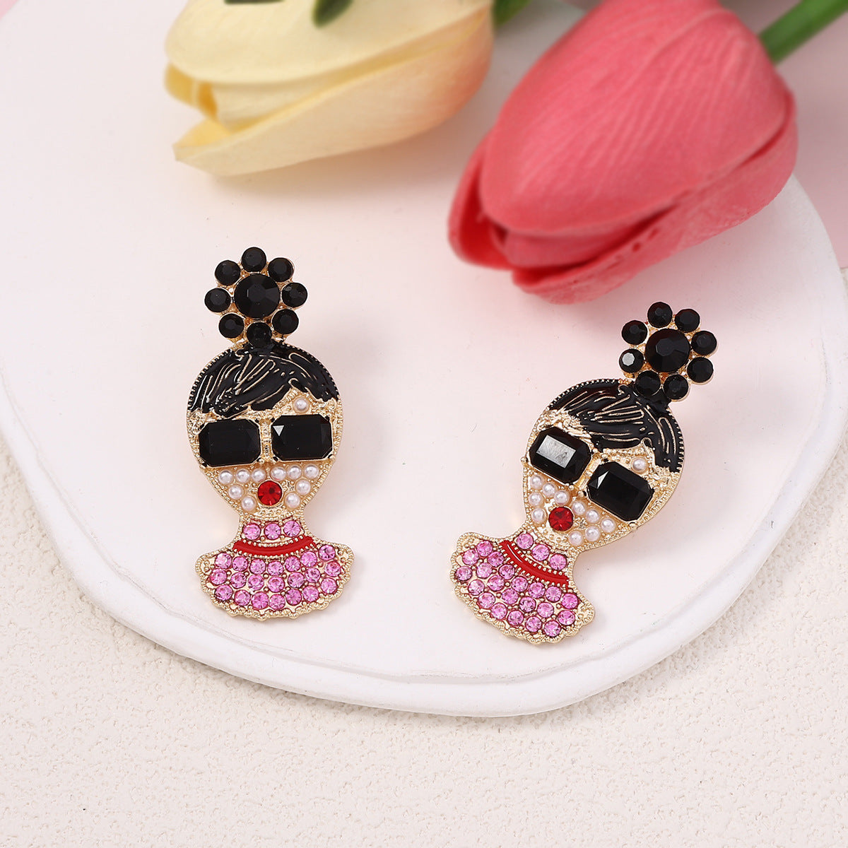 Orecchino vintage fatto a mano