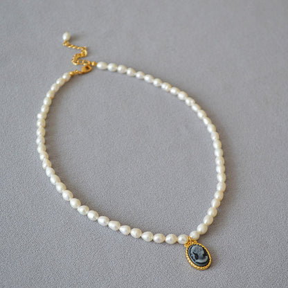 Perla Collana artigianale delicato