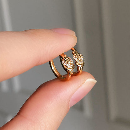 Orecchino vintage fatto a mano