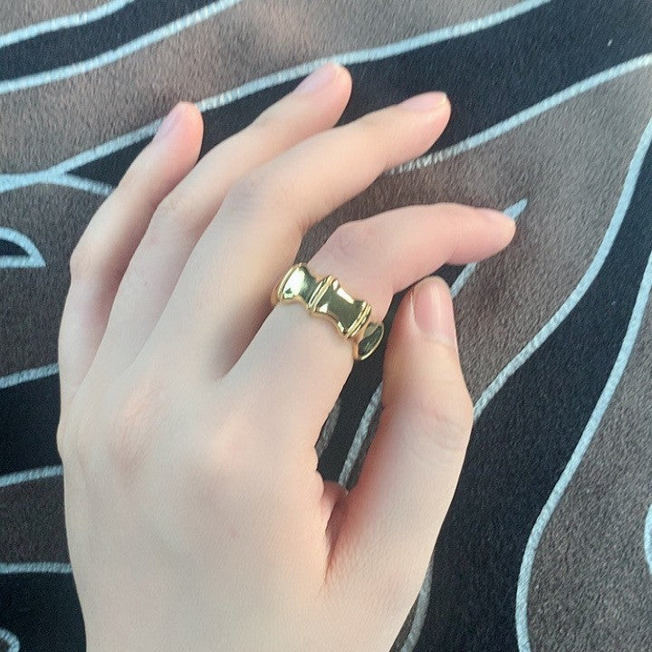 Oro Anello vintage fatto a mano