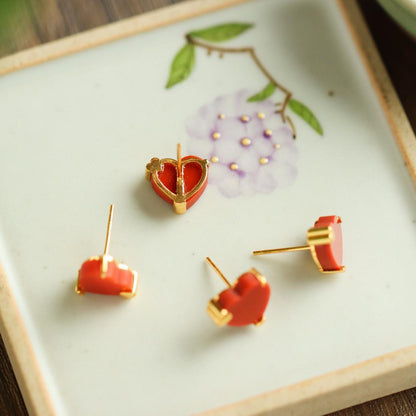 Argento Orecchino bellissimo con stile unico