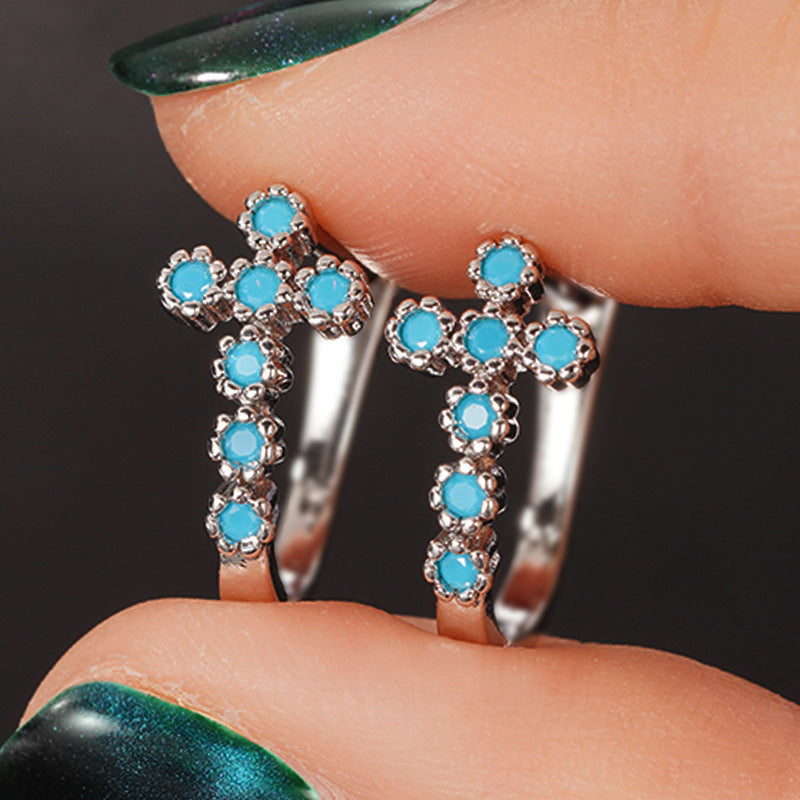 Orecchino vintage fatto a mano