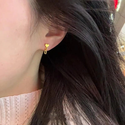 Oro Orecchino elegante per ogni occasione