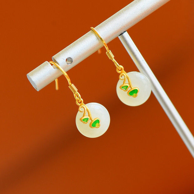 Argento Orecchino vintage fatto a mano