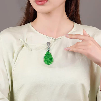 Argento Ciondolo artigianale delicato