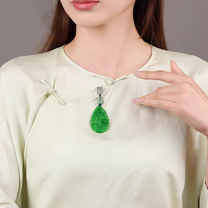 Argento Ciondolo artigianale delicato